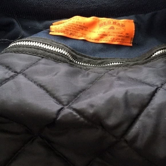 Red Kap 4XL Navy Blue Heavy Work Utility Jacket - Picture 6 of 6